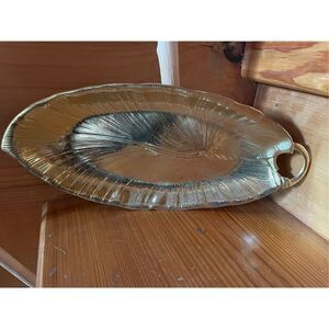 Decorative Brass Plate Dish Candy Trinket Jewelry Dish